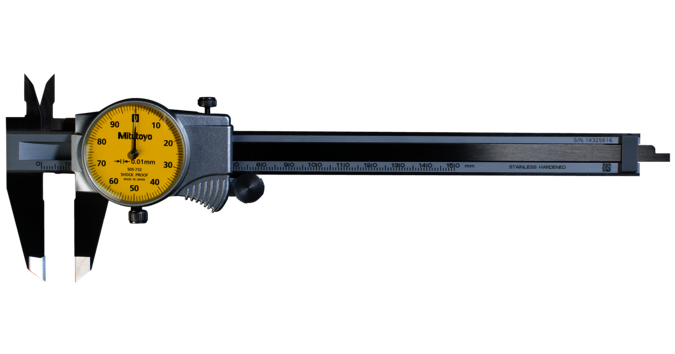 Mitutoyo Órás tolómérő, 0-200 mm, 0.01 mm, 1 mm/rev (505-733) termék fő termékképe