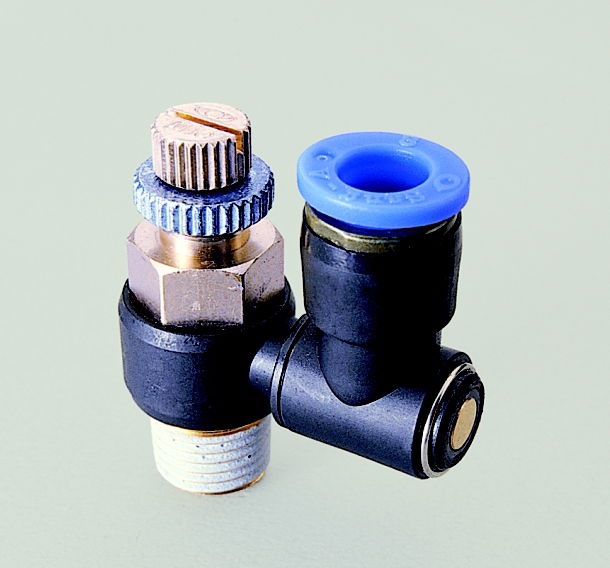 Rectus fojtó-visszacsapószelep, elforgatható, 6mm x 1/8" termék fő termékképe