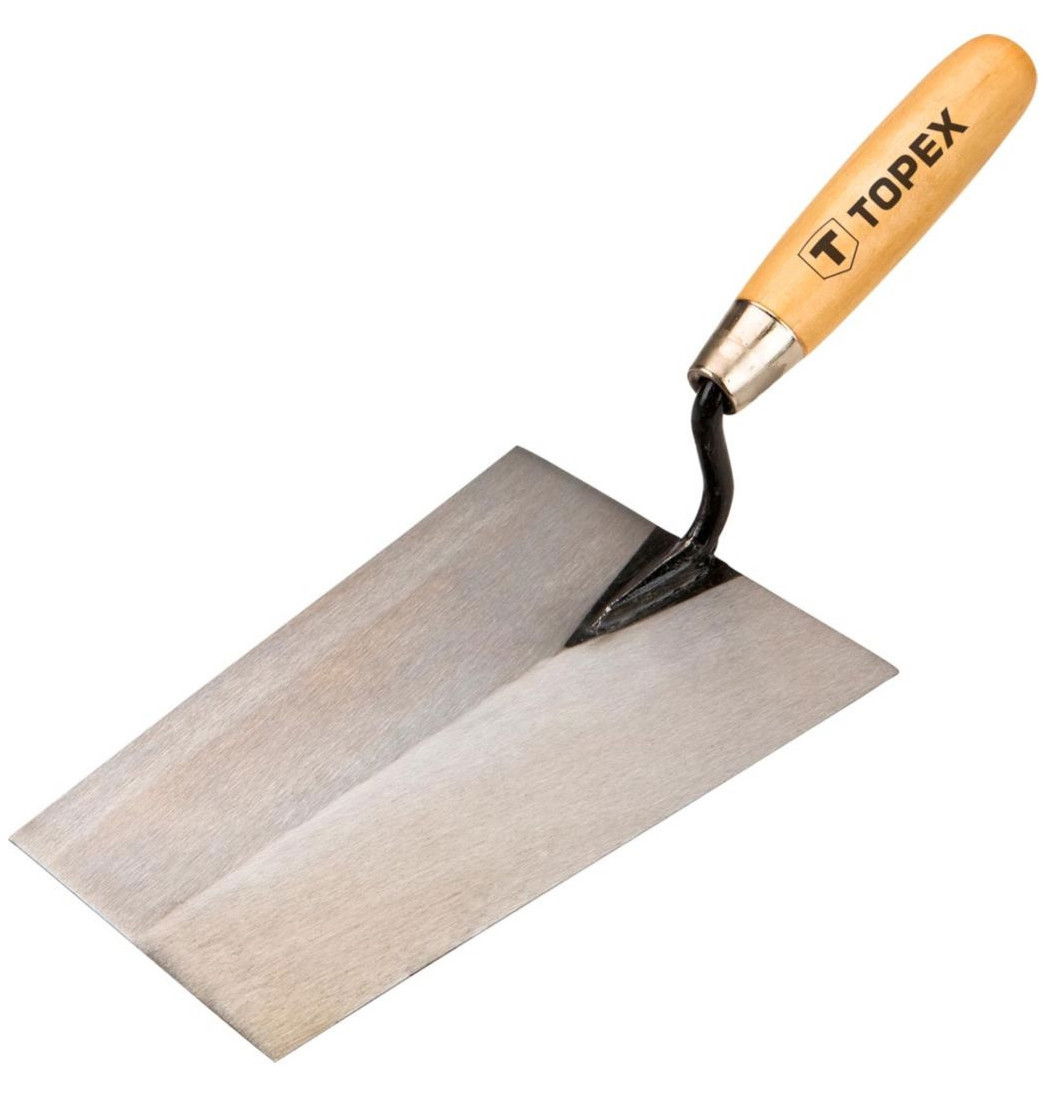 Topex 13A119 kőműves kanál, trapéz, 200x140 mm termék fő termékképe