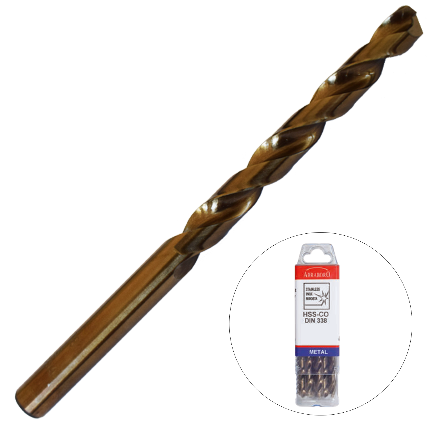 Abraboro 6 x 93 / 57 mm HSS-Co fémcsigafúró X-Pack, 10 db/csomag termék fő termékképe