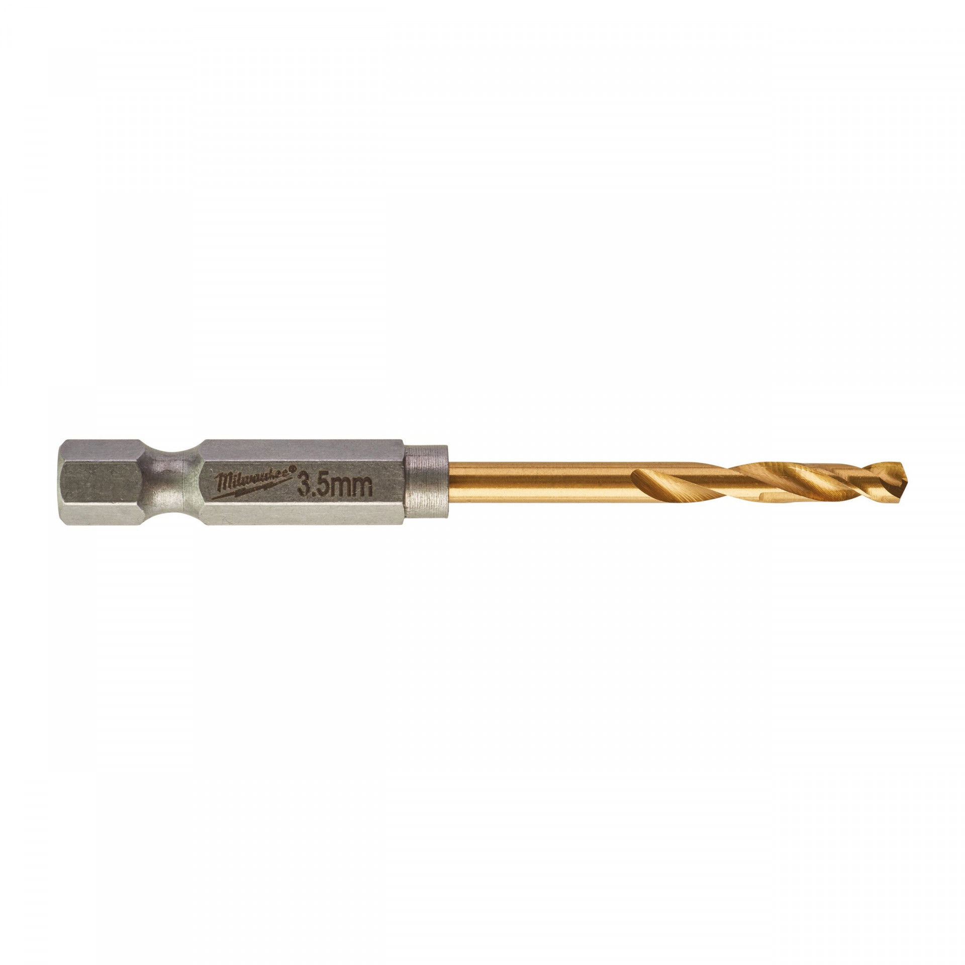 Milwaukee Shockwave™ HSS-G titán-nitrid RED HEX fém fúrószár, 3.5 x 25/69 mm, 2 db/csomag termék fő termékképe