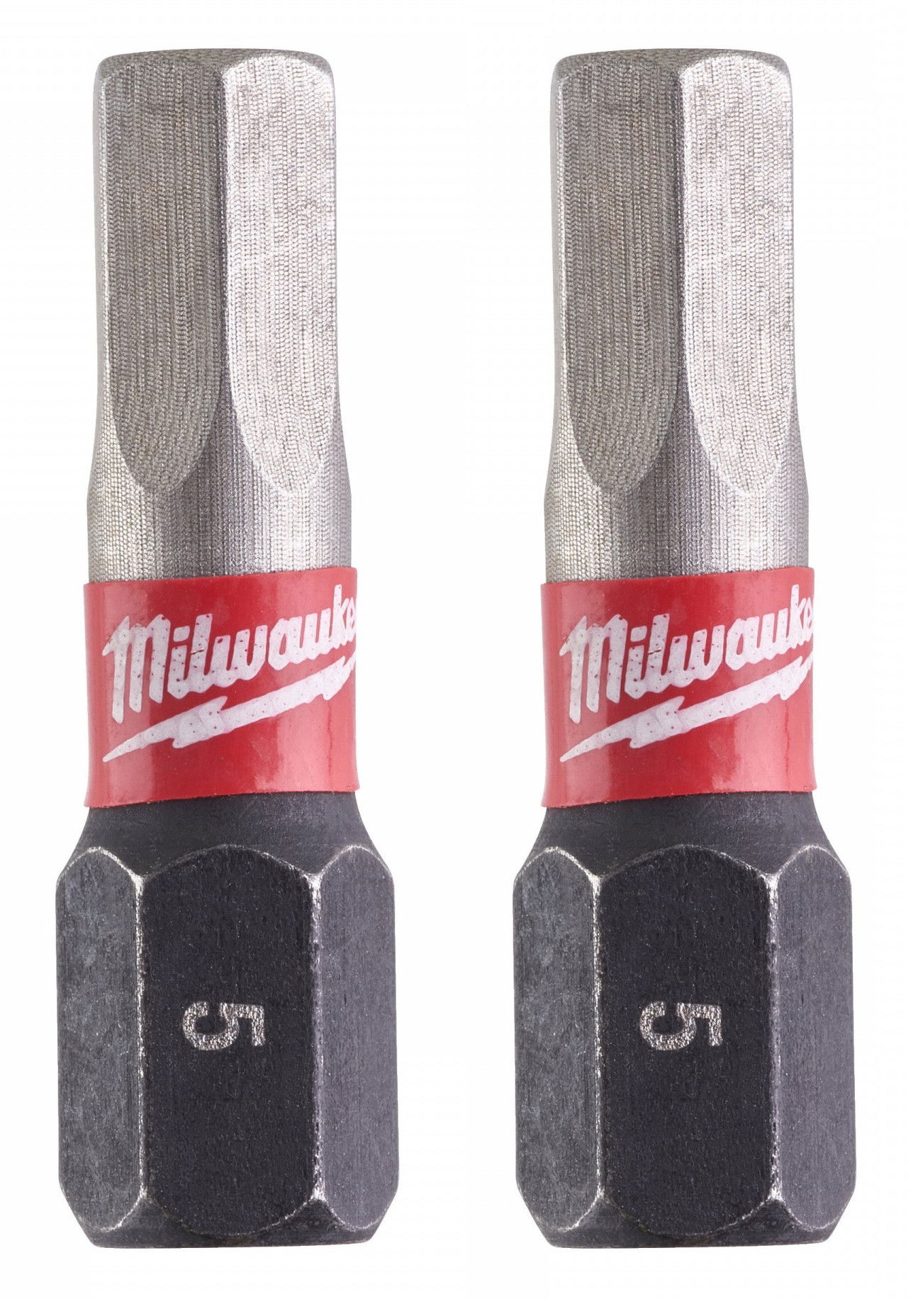 Milwaukee Shockwave Impact Duty™ csavarozó bit, 25 mm, Hex 5 mm, 2 db/bliszter termék fő termékképe