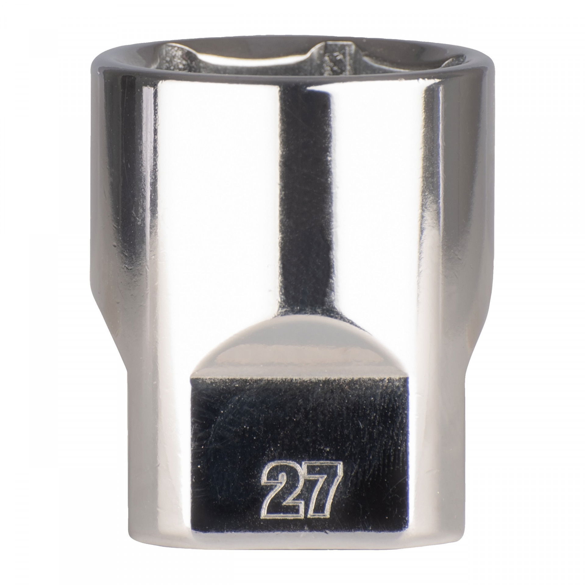 Milwaukee FOUR FLAT™ oldalú 1/2"-os dugókulcs fej, rövid, 6-lapú, 27 mm termék fő termékképe