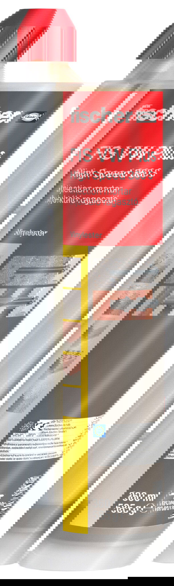 Fischer FIS VW Plus 360 S injektáló ragasztó, 360 ml + 2 db FIS MR Plus keverőszár (EN, HU) termék fő termékképe