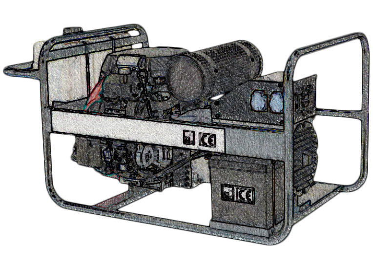 14 kVA-es robbanómotoros áramfejlesztő kölcsönzés termék fő termékképe