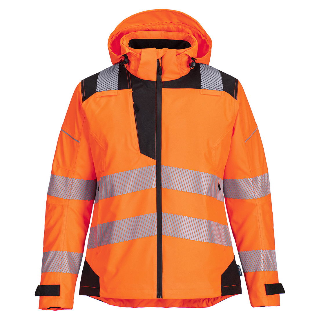 Portwest PW389 - PW3 Hi-Vis női esőkabát, narancs/fekete termék fő termékképe